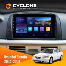 Штатна магнітола Hyundai Sonata (NF) 2004-2008 Cyclone 4x64, DSP, DVR