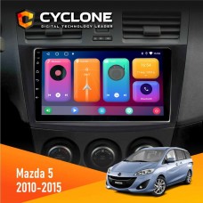 Штатна магнітола Mazda 5 (Premacy) 2010-2015 Cyclone 2x32