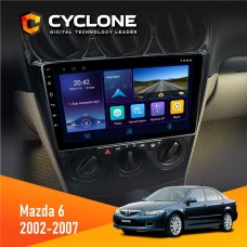 Штатна магнітола Mazda 6 2002-2007 Cyclone 4x64, DSP, DVR