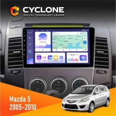 Штатна магнітола Mazda 5 (Premacy) 2005-2010 Cyclone 4x64, DSP
