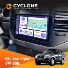 Штатна магнітола Mitsubishi Pajero 1999-2006 Cyclone 4x64, DSP