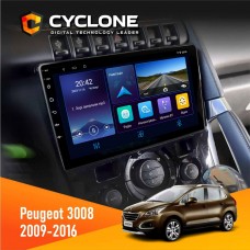 Штатна магнітола Peugeot (3008) 2009-2016 Climate Cyclone 4x64, DSP, DVR