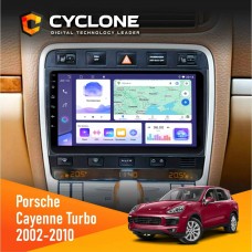 Штатна магнітола Porsche Cayenne Turbo 2002-2010 Cyclone 4x64, DSP