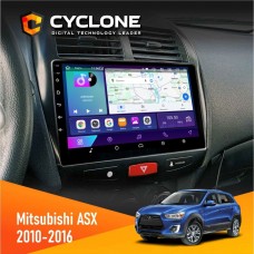 Штатна магнітола Mitsubishi ASX 2010-2016 Cyclone 2x32, 4G, 2k