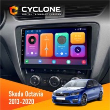 Штатна магнітола Skoda Octavia A7 2013-2020 Cyclone 2x32