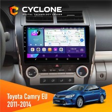 Штатна магнітола Toyota Camry 2011-2014 Cyclone 2x32, 4G, 2k