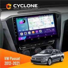 Штатна магнітола Volkswagen Passat 2012-2021 Cyclone 2x32, 4G, 2k