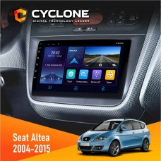 Штатна магнітола Seat Altea 2004-2015 Cyclone 4x64, DSP, DVR