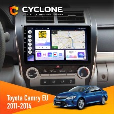 Штатна магнітола Toyota Camry 2011-2014 Cyclone 4x64, DSP, 2k
