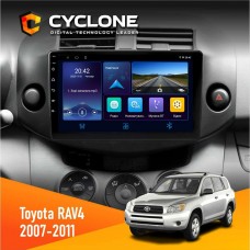 Штатна магнітола Toyota RAV4 2007-2011 Cyclone 4x64, DSP, DVR