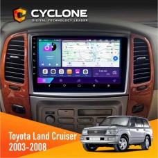 Штатна магнітола Toyota Land Cruiser (100) 2003-2008 Cyclone 2x32, 4G, 2k