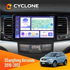 Штатна магнітола SsangYong Korando, Actyon 2010-2013 Cyclone 4x64, DSP
