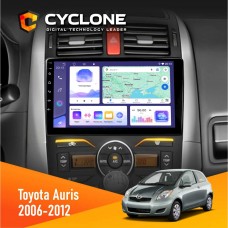 Штатна магнітола Toyota Auris 2006-2012 Cyclone 4x64, DSP