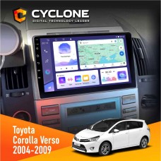 Штатна магнітола Toyota Corolla Verso 2004-2009 Cyclone 4x64, DSP