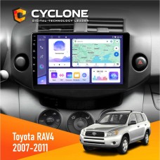 Штатна магнітола Toyota RAV4 2007-2011 Cyclone 4x64, DSP
