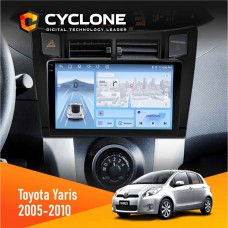 Штатна магнітола Toyota Yaris 2005-2010 Cyclone 4x64, DSP, 4G, 2k