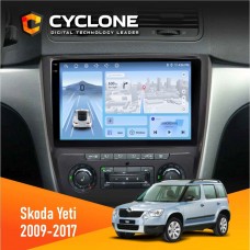 Штатна магнітола Skoda Yeti 2009-2017 Cyclone 4x64, 4G, DSP, 2k