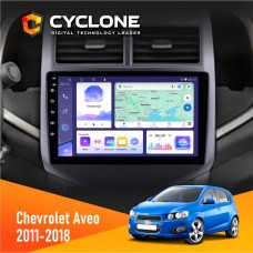 Штатна магнітола Chevrolet Aveo 2011-2018 Cyclone 4x64, DSP