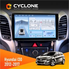 Штатна магнітола Hyundai i30 2012-2017 CAN Cyclone 4x64, DSP, 4G, 2k