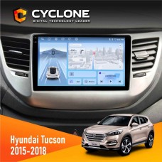Штатна магнітола Hyundai Tucson 3 2015-2018 Cyclone 4x64, DSP, 4G, 2k
