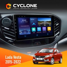 Штатна магнітола Lada Vesta 2015-2022 Cyclone 4x64, DSP, DVR