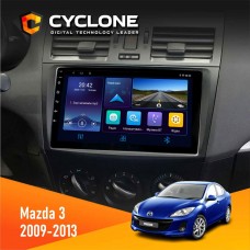 Штатна магнітола Mazda 3 2009-2013 Cyclone 4x64, DSP, DVR