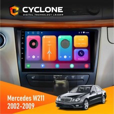Штатна магнітола Mercedes-Benz W211 2002-2009 Cyclone 2x32