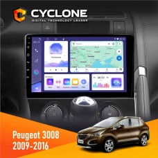 Штатна магнітола Peugeot (3008) 2009-2016 Cyclone 4x64, DSP