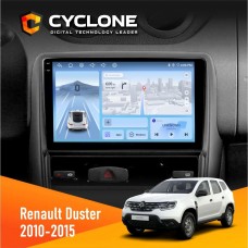 Штатна магнітола Renault Duster 2010-2015 Cyclone 4x64, DSP, 4G, 2k