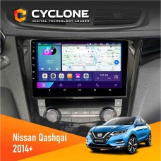 Штатна магнітола Nissan Qashqai, X-Trail 2014+ Climate Cyclone 2x32, 4G, 2k