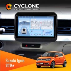 Штатна магнітола Suzuki Ignis 2016+ Cyclone 4x64, DSP, 4G, 2k