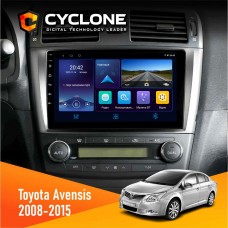 Штатна магнітола Toyota Avensis 2008-2015 Cyclone 4x64, DSP, DVR