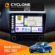 Штатна магнітола Honda Accord 2002-2007 Cyclone 4x64, DSP, 2k