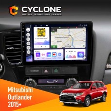 Штатна магнітола Mitsubishi Outlander 2015+ Cyclone 4x64, DSP, 2k