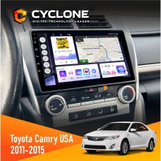 Штатна магнітола Toyota Camry 2011-2015 USA Cyclone 4x64, DSP, 2k