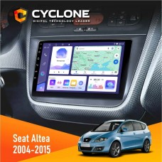 Штатна магнітола Seat Altea 2004-2015 Cyclone 4x64, DSP