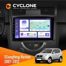 Штатна магнітола SsangYong Rexton 2007-2012 Cyclone 4x64, DSP