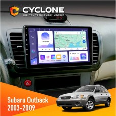 Штатна магнітола Subaru Outback 2003-2009 Cyclone 4x64, DSP