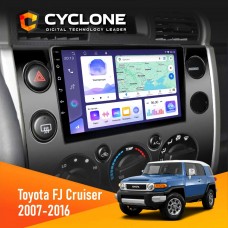 Штатна магнітола Toyota FJ Cruiser 2007-2016 (9") Cyclone 4x64, DSP