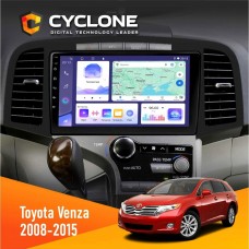 Штатна магнітола Toyota Venza 2008-2015 Cyclone 4x64, DSP