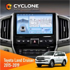 Штатна магнітола Toyota Land Cruiser (200) 2015-2019 Cyclone 4x64, DSP, 4G, 2k