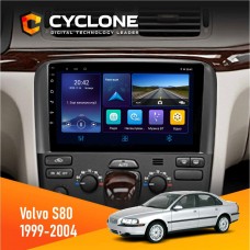 Штатна магнітола Volvo S80 1999-2004 Cyclone 4x64, DSP, DVR