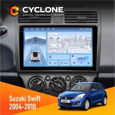 Штатна магнітола Suzuki Swift 2004-2010 Cyclone 4x64, 4G, DSP, 2k