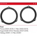Проставки под динамики 165 мм / 6.5" ACV 271114-09 для автомобилей Ford Focus, C-Max, Fiesta, Kuga, S-Max, Galaxy, Mondeo – ACV – Проставки для динаміків <br><br> Купити в Autoprodrive – Хіт продажів – Зручно отримати у відділенні – Оплата при отрима