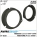 Проставки под динамики 165 мм / 6.5" AWM для автомобилей Daewoo, Chevrolet, Skoda, Volkswagen, Opel (H-325) – AWM – Проставки для динаміків <br><br> Купити в Autoprodrive – Надійна модель – Швидка доставка по Україні – Оплата частинами – Сервісна під