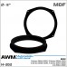 Проставки под динамики 200 мм / 8" AWM H-202 для автомобилей BMW 1 Series, 3 Series, 5 Series, 7 Series, Z4