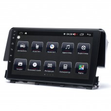 Штатна магнітола Prime-X 22-650/9B, 4+32, 4G. HONDA Civic 2016-2018