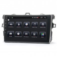 Штатна магнітола Prime-X 22-003/9B, 4+32, 4G. TOYOTA Corolla 2007-2013 (сірий)