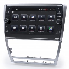 Штатна магнітола Prime-X 22-185/9K, 4+64, 4G. SKODA Octavia 2008-2013