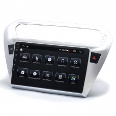 Штатна магнітола Prime-X 22-127/9B, 4+32, 4G. Peugeot 301 2012-2016